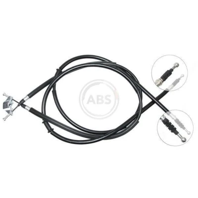 Imagen de A.B.S. K12805 Cable de Freno Mano 1643, 1675 Discos para dirección izquierda/derecha OPEL: Astra H Hatchback, GTC