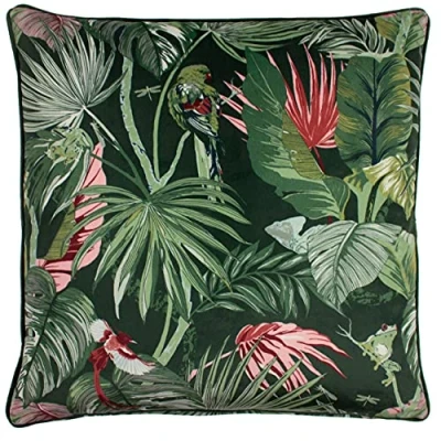 Imagen de Paoletti Amazon Cubierta Criaturas Cojín, Jade, 50 x 50cm