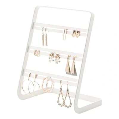 Imagen de Yamazaki Soporte para Pendientes, Acero, Blanco, Talla única