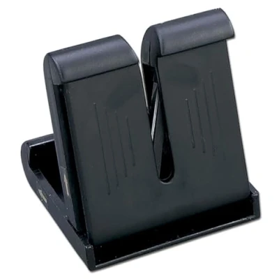 Imagen de ARCOS Afilador Profesional de Bolsillo para Afilar y Pulir Cuchillos. Fabricado en Plástico Metal. Color Negro