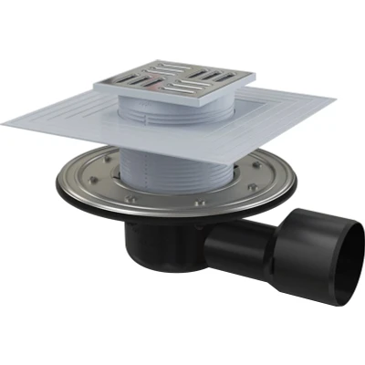 Imagen de Desagüe Horizontal para Ducha de Acero Inoxidable con sifón DN 50