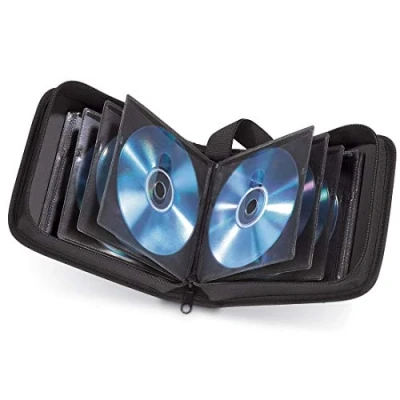 Imagen de Fundas Hama Cd Wallet Nylon 20, Black