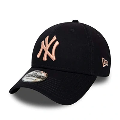 Imagen de New Era York Yankees MLB Cap Verstellbar Baseball 9forty Damen Blau Rosa One Size