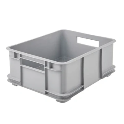 Imagen de keeeper Caja de almacenamiento EURO BOX, colección Bruno ECO, tamaño L, 43x35x17,5, ECO Gris