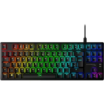 Imagen de HyperX Alloy Origins Core Teclado mecánico para juegos RGB, Tenkeyless, interruptores Red (QWERTZ)