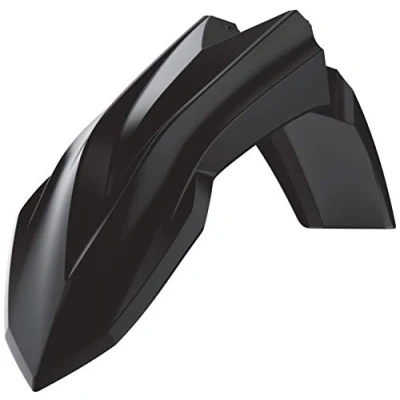 Imagen de POLISPORT 8585200002 Guardabarros delantero réplica OEM fabricado en plástico brillante duradero y resistente compatible con motocicletas BETA color negro