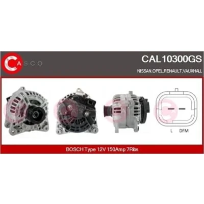 Imagen de CASCO CAL10300GS Alternador 12V 150A RENAULT: SCENIC 2, MEGANE MASTER 2 Kasten, OPEL: Vivaro A Furgón, Combi, Movano Furgoneta