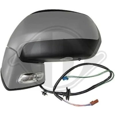 Imagen de espejo retrovisor Diederichs 4072625 izquierda convexo, para ajuste elect. espejo, calefactable, completo CITROËN: C4 I Grand Picasso