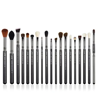 Imagen de Jessup brochas de maquillaje sombra ojos profesionales,set brocha para ojos,mezcla,difuminado,pincel delineador ojos,kit pinceles veganas sintéticas,T131