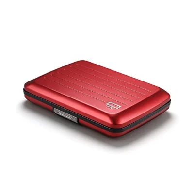 Imagen de OGON Cartera de Aluminio Smart Case V2 Fácil Almacenamiento Tarjetero Protección RFID Capacidad 10 Tarjetas y Billetes