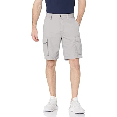 Imagen de Amazon Essentials Pantalón corto cargo de corte clásico (disponible en tallas grandes y largos especiales) Hombre, Gris Claro, 40W