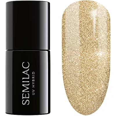 Imagen de Semilac Esmalte Semipermanente UV 037 Gold Disco 7ml