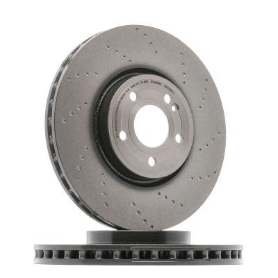 Imagen de BREMBO 09.D986.11 Disco de freno 330 30 5 ventilación interna revestido altamente carbonizado con tornillos MERCEDES BENZ: Clase A, B