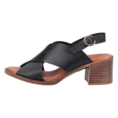 Imagen de Hush Puppies Gabrielle Heeled Sandal, Sandalia con taln Mujer, Black, 38 EU
