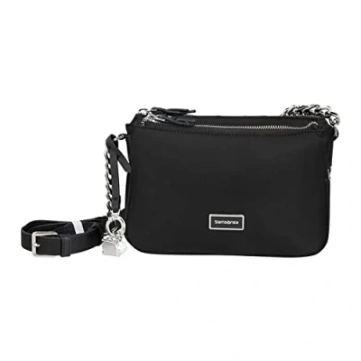 Imagen de Samsonite Karissa 2.0 Bolso bandolera para mujer (paquete de 1), Negro (Eco Black), 23 cm, Bolsas mensajero