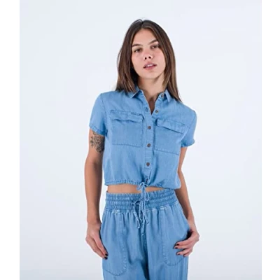 Imagen de Hurley Camiseta Mangas Cortas Mujer Oceancare Chambray