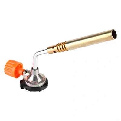 Imagen de DEWIN Soplete Mano Cobre,Soplete Cocina Soldadura Torch Butano para Cocinar Fuerte Camping BBQ