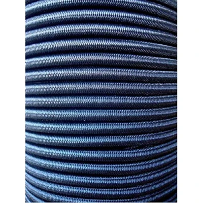 Imagen de 10 M GUMMISEIL 6 mm Negro Goma planificar Cuerda de saltar elast. lona