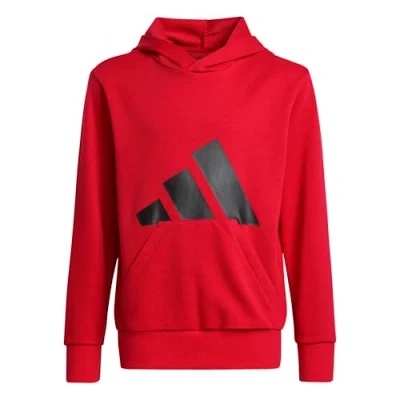 Imagen de adidas Performance Essentials Jersey con capucha para niños, Talla: 13 14a, Pure ruby black