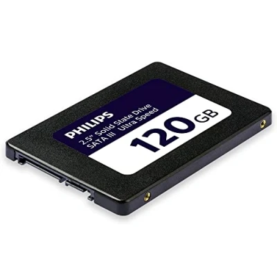Imagen de Philips Internal SSD 120GB 2.5&quot; SATA III Ultra Up to 530MB/s Read 400MB/s Write for Desktop and Notebooks Black