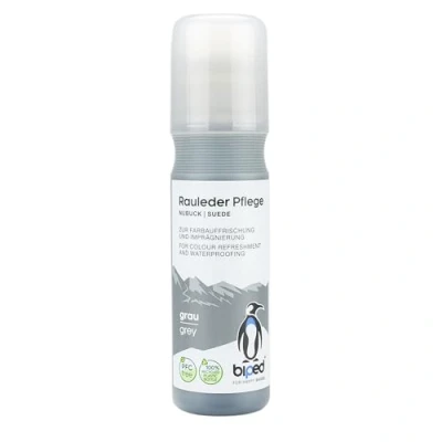 Imagen de biped cuidado del ante para avivar el color e impermeabilizar tubo con aplicador de esponja y nobuk 75 ml z2790(gris)