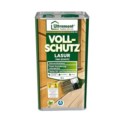 Imagen de Ultrament Barniz de protección total 7 en 1 para madera (5 L) (Pino)