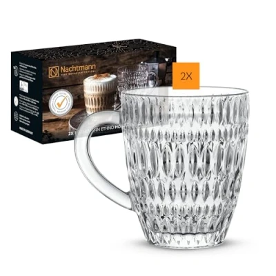 Imagen de Spiegelau &amp; Nachtmann Ethno Z109565 Juego de vasos (2 unidades, cristal, capacidad aprox. ml, 2 unidades), transparente