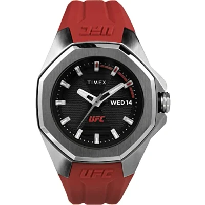 Imagen de Timex Reloj Analógico para Hombres de Cuarzo con Correa en Silicona TW2V57500