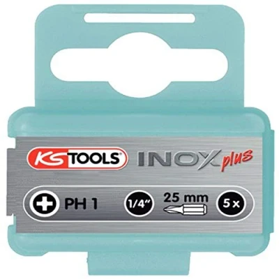 Imagen de KS TOOLS 910.2201 Punta de atornillar 6,3 (1/4&quot;)mm (pulgadas) Acero al cromo níquel