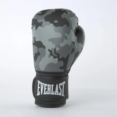 Imagen de Everlast Unisex Guantes de Boxeo para Adultos, Entrenamiento Spark Glove, Color Gris Camuflaje, 10 oz