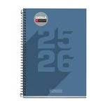 Imagen de Miquelrius Agenda Escolar 25 26, Planificador 10 Meses: Septiembre 2025 a Junio 2026, Tamaño 150 x 213 mm, Semana Vista, Cubierta de Cartón Forrado, Espiral metálico, Catalán Inglés