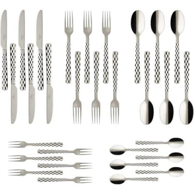 Imagen de Villeroy &amp; Boch Boston Cubertería para hasta 6 Personas, Cristal 420x270x50 mm, 30 Piezas