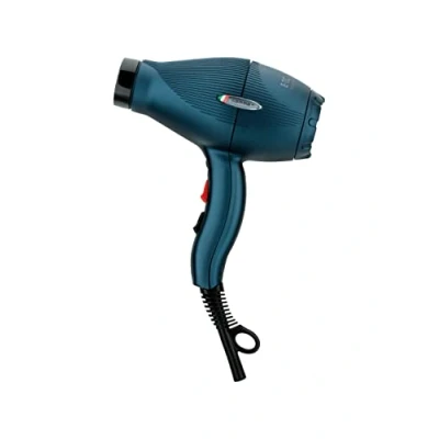 Imagen de GAMMAPIU&#039; Secador de Pelo Profesional E T.C. Light, 3 Temperaturas, Ligero, Silencioso, Generador Iones, 430 g, Rejilla Recubierta Turmalina, W 1800 2100 (Enchufe ITALIA, Verde azulado)
