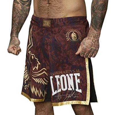 Imagen de LEONE 1947, Pantalones Cortos De Mma Legionarivs Ii, Unisex Adulto, Bordeaux, XL, AB790