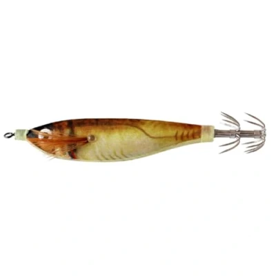 Imagen de Fiorky Cebo luminoso de pesca pulpo, sepia, anzuelo simulación calamar, anzuelos luminosos para (marrón claro)