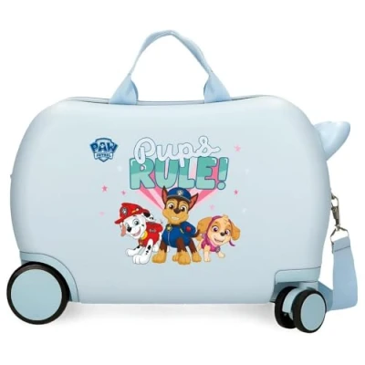 Imagen de Patrulla Canina Paw Patrol Pups Rules Maleta Infantil Azul 45x31x20 cms Rígida ABS 24,6L 1,8 kgs 4 Ruedas Equipaje Mano