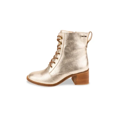 Imagen de Les Tropeziennes par M Belarbi FIFI Botines con cordones, Mujer, Talla: 37, Gold Zapatos