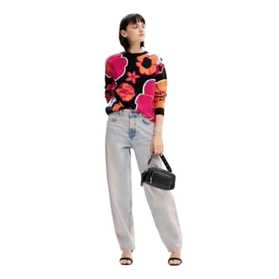 Imagen de Desigual Niagara Jersey de punto, Mujer, Talla: Small, Black