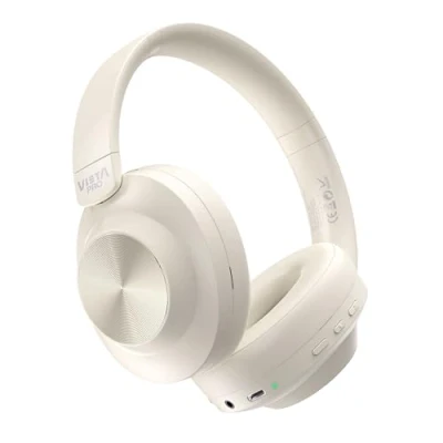 Imagen de Auriculares inalámbricos Vieta Silence 3, Circumaurales, Bluetooth, 50h Autonomía, Cancelación Ruido, Rojo
