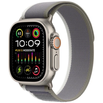 Imagen de Apple Watch Band Trail Loop 49 mm Verde/gris Talla S/M