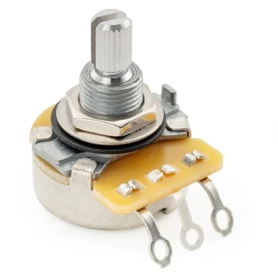 Imagen de CTS 450 Series 500K Potenciómetro Split Shaft Lineal Poti para Guitarra Eléctrica Bajo