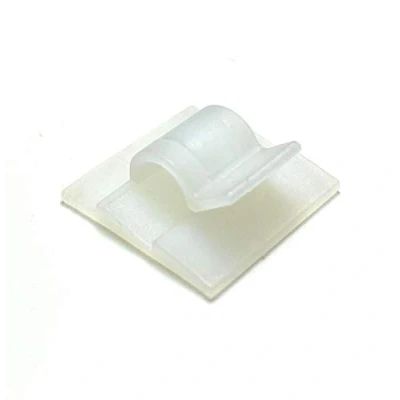 Imagen de Pinzas autoadhesivas multiusos para cables, 50 unidades, blanco