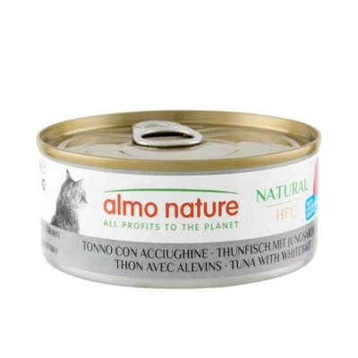 Imagen de Almo Nature HFC Natural con atún y blanchailles Comida húmeda para Gatos Adultos: 24 Cajas de 150 g