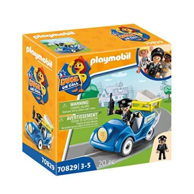 Imagen de PLAYMOBIL Duck ON Call 70829 Mini Coche de Policía, Juguete para niños a Partir 3 años