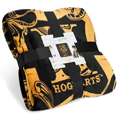 Imagen de Harry Potter Manta Sofá Plaid Polar Hogwarts Merchandising Oficial