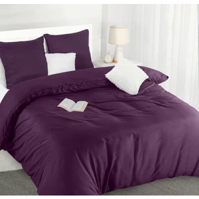 Imagen de Utopia Bedding Funda Nordica 220 x 240 Microfibra Juego de Edredon 220x240 cm y 2 Fundas Almohada 65x65 (Púrpura)