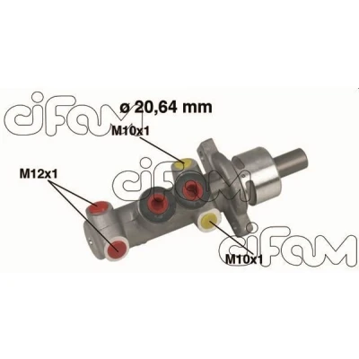 Imagen de CIFAM 202 319 Cilindro Maestro de Freno 20,64mm Aluminio RENAULT: CLIO 2