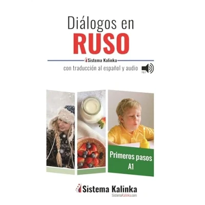 Imagen de Diálogos en ruso fácil. Nivel A1. Libro 1: Textos con audio para estudiantes de (LECTURA FACIL)