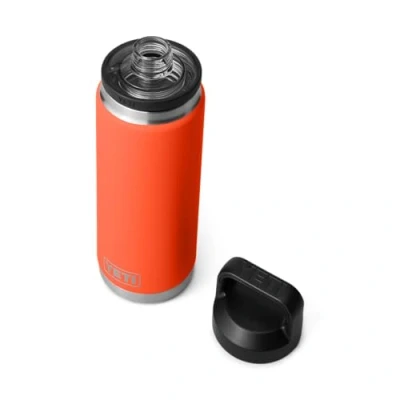 Imagen de YETI Rambler Bottle Chug, Vacuum Insulated Stainless Steel with Chug Cap, Papaya, 26 oz (760 ml)