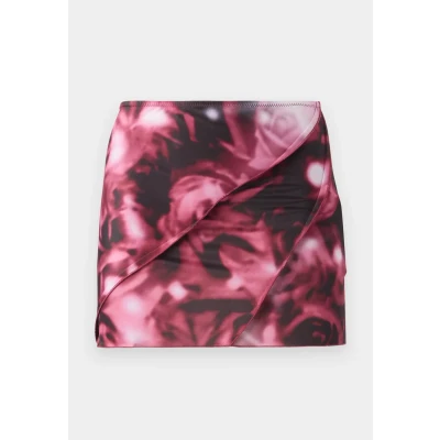 Imagen de Ioannes BIAS MINI Skirt Minifalda, Mujer, Talla: XL, Wine rose